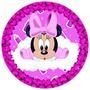 Imagem de Painel Festa Redondo 3d Minnie Baby Estampa Digital 1,50M - Fantasia Bras