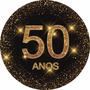 Imagem de Painel Festa Redondo 50 anos aniversario 3d 1,50 Dia