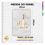 Imagem de Painel Festa Retangular Ano Novo Reveillon 3D 1,50M X 2,20