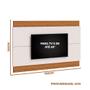 Imagem de Painel Grande Para TV Até 60 Polegadas Off White Freijó Charm 1.8 Shop JM