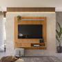 Imagem de Painel Home Dublin 1,60m p/ TV até 65 NATURE/OFF WHITE -Linea Brasil