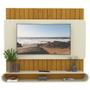 Imagem de Painel Home Gelius Prime para TV de ate 75 polegadas cantos arredondados Naturale OFF White