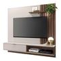 Imagem de Painel Home Para TV 60 Polegadas Tocantins Off White Nogueira Real CLB