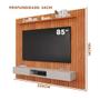 Imagem de Painel Home Ripado TV Até 85 Polegadas Cinamomo Off White Remo 2.2 Shop JM