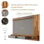 Painel Home Suspenso Ripado LED TV Até 80 Polegadas Titanium Naturalle Hit Shop JM Imagem de Painel Home Suspenso Ripado LED TV Até 80 Polegadas Titanium Naturalle Hit Shop JM