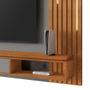 Painel Home Suspenso Ripado LED TV Até 80 Polegadas Titanium Naturalle Hit Shop JM Imagem de Painel Home Suspenso Ripado LED TV Até 80 Polegadas Titanium Naturalle Hit Shop JM