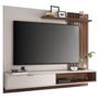 Imagem de Painel Home Suspenso TV 65 Polegadas Tocantins Off White Nogueira Real CLB