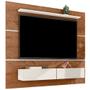 Imagem de Painel Home Zanzini Norton para TV de 60 polegadas 2 portas 1.80 metros Natura Off White