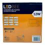 Imagem de Painel Led 12w Sobrepor Quadrado Luz Fria 6500k Bivolt 110/220v Luminária gesso Quarto Sala Cozinha Interno