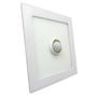 Imagem de Painel Led Embutir 6w Quadrada Branco Quente 3000k Com Sensor De Presença Dia/Noite