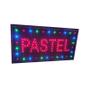 Imagem de Painel led letreiro luminoso placa escrito Pastel -110v