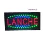 Imagem de painel led letreiro luminoso placa LANCHE  110v