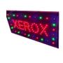 Imagem de Painel LED  placa luminoso letreiro XEROX escrito  LED pisca