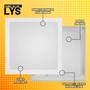 Imagem de Painel LED Taschibra Lys 24W Quadrado Sobrepor