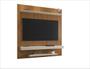 Imagem de Painel Leme P/Tvs de até 60" 2 Prateleiras Naturalle Off White Bechara