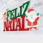 Imagem de Painel letreiro feliz natal glitter eva papai noel piffer grande rena 55cm