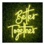 Imagem de Painel Neon Led Better Together decoração festa casamento