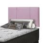 Imagem de Painel Para Cama Box Donna Solteiro 0,90cm Veludo Rose - FdECOR