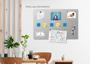 Imagem de Painel Para Fotos, Recados E Notas 40X60 - Cinza