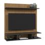 Imagem de Painel Para Tv 32 Polegadas Com Prateleira Smart Plus Quarto Sala Ripado Onix - Diversas Cores