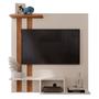 Imagem de Painel Para TV 32 Polegadas light Com 2 Nichos Off white- moveis barboza