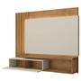 Imagem de Painel Para Tv 65 Pol Com Bancada Suspensa Ana B02 Naturalle-off White