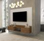 Imagem de Painel para TV 75" com Nichos Conquest Malbec / Off White - Luapa