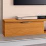 Imagem de Painel para TV até 55" com 2 Portas 1 Prateleira com Detalhe Ripado na Lateral Lets