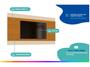 Painel para TV até 58” EDN Móveis Merlot Imagem de Painel para TV até 58” EDN Móveis Merlot