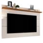 Painel para TV Até 60 Polegadas Hemera 1 Prateleira Off White/Freijo - Pnr Móveis Imagem de Painel para TV Até 60 Polegadas Hemera 1 Prateleira Off White/Freijo - Pnr Móveis