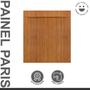 Imagem de Painel para TV até 75 Polegadas 100% MDF  228cm X 217cm Ripado sem Led  com Prateleira Paris