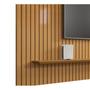 Imagem de Painel para TV até 75 Polegadas Ripado 2 Prateleiras Roma