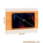 Imagem de Painel Para Tv Pequeno Até 60 Polegadas Com Led Nature Off White Classic Imcal