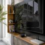 Imagem de Painel Para TV Smart Berlim Até 50 Polegadas - Elegância e Modernidade para Sua Sala - Preto/Nature