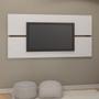 Imagem de Painel para TV Verona Branco Madeirado 90x180x3 Estilare Móveis