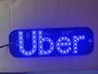 Imagem de Painel placa luminoso azul para carro USB