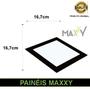 Imagem de Painel Plafon Led Embutir Quadrado Preto 12w Quente 3000k