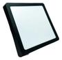 Imagem de Painel Plafon Preto 12w Sobrepor Quadrado Branco Frio 6500k Bivolt 110/220v Luminária Gesso Teto Quarto Sala Cozinha Fácil instalação