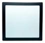 Imagem de Painel Plafon Preto 18w Embutir Quadrado Branco Frio 6500k Bivolt 110/220v Luminária gesso