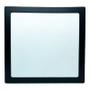 Imagem de Painel Plafon Preto 18w Embutir Quadrado Branco Frio 6500k Bivolt 110/220v Luminária gesso