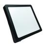 Imagem de Painel Plafon Preto 18W Sobrepor Quadrado Branco Frio 6500K