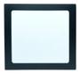 Imagem de Painel Plafon Preto 25w Sobrepor Quadrado Branco Neutro 4000k Bivol 110/220v Luminária Gesso