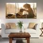 Imagem de Painel quadros mosaico cachorros e gatos(pet) med. 105x65 ps 2mm adesivo fosco borda infinita