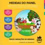 Imagem de Painel Redondo 3D Fendinha Tecido Sublimado 1,50M X 1,50M