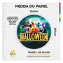 Imagem de Painel Redondo 3D Halloween Tecido Sublimado 1,50M X 1,50M