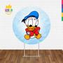 Imagem de Painel Redondo 3D Pato Donald Tecido Sublimado 1,50M X 1,50M