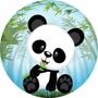 Imagem de Painel Redondo 3D Sublimado Panda Frd-1138