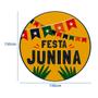 Imagem de Painel Redondo E Capas De Cilindros P M G Tema Festa Junina