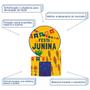 Imagem de Painel Redondo E Capas De Cilindros P M G Tema Festa Junina