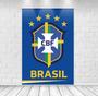 Imagem de Painel Retangular Tecido Sublimado Seleção Brasileira 003 1,50x2,20- IMPAKTO VISUAL